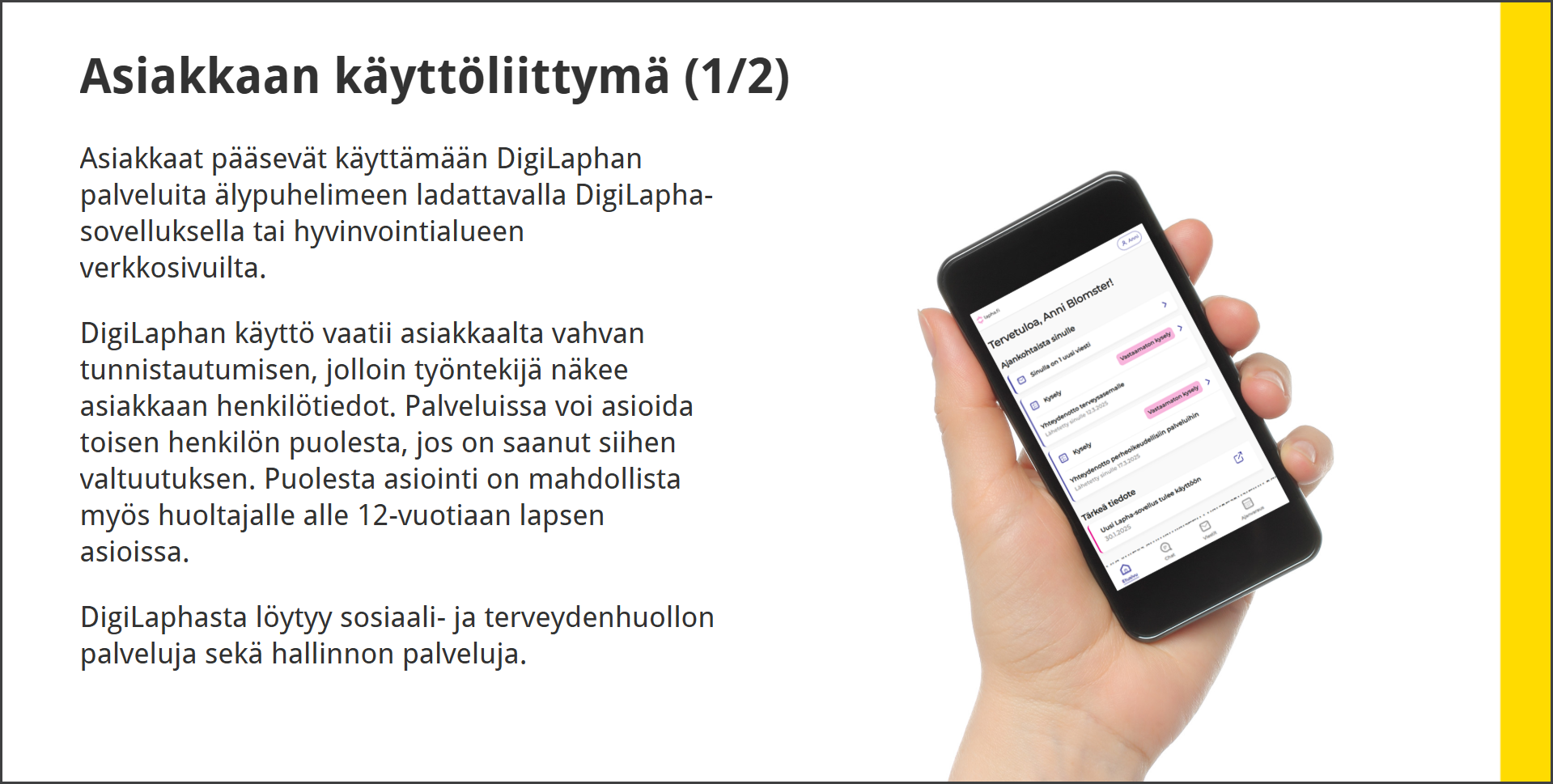 DigiLapha koulutusmateriaali Medieco eLearn -oppimisympäristössä.