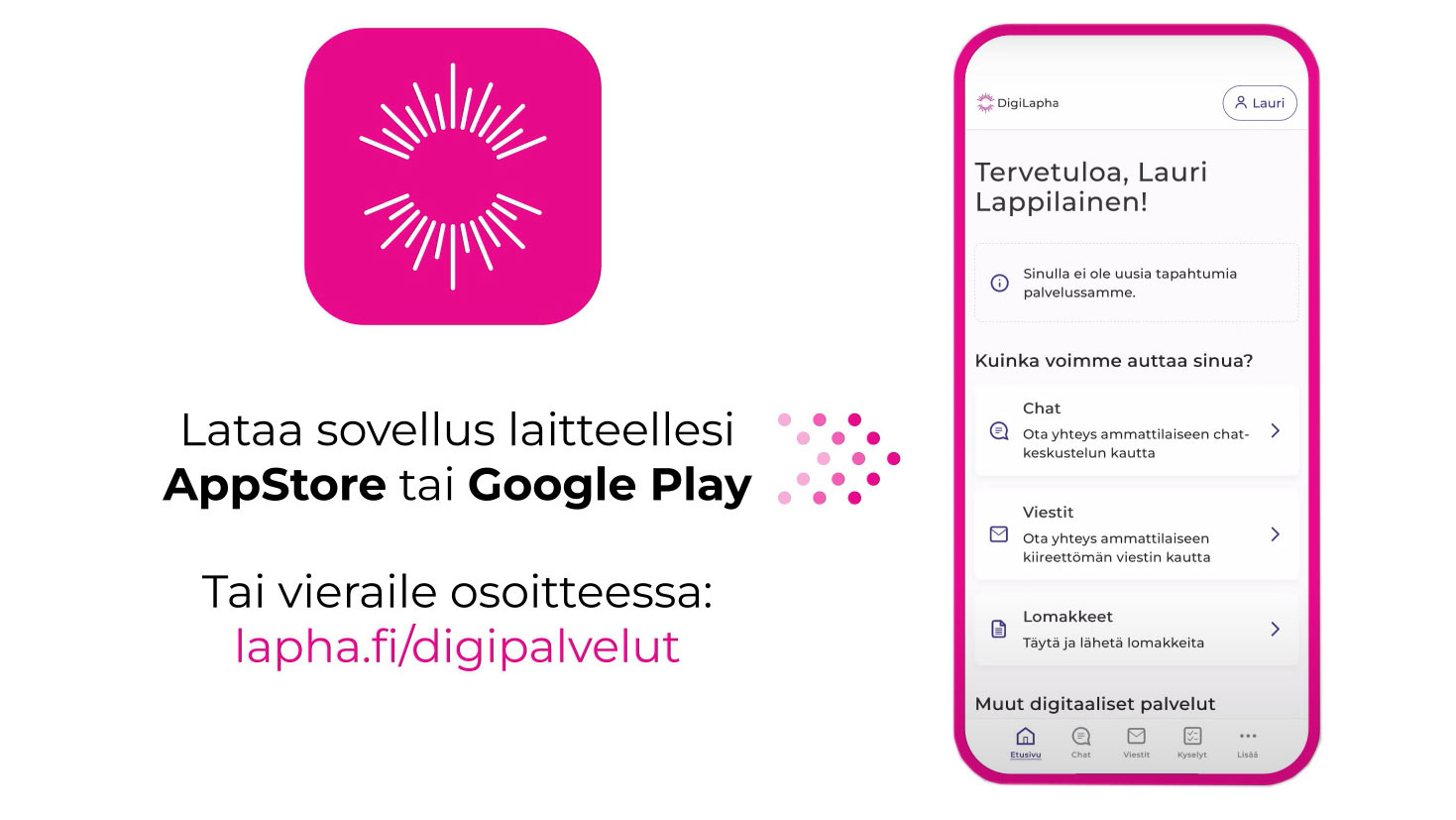 DigiLapha sovellus kuva