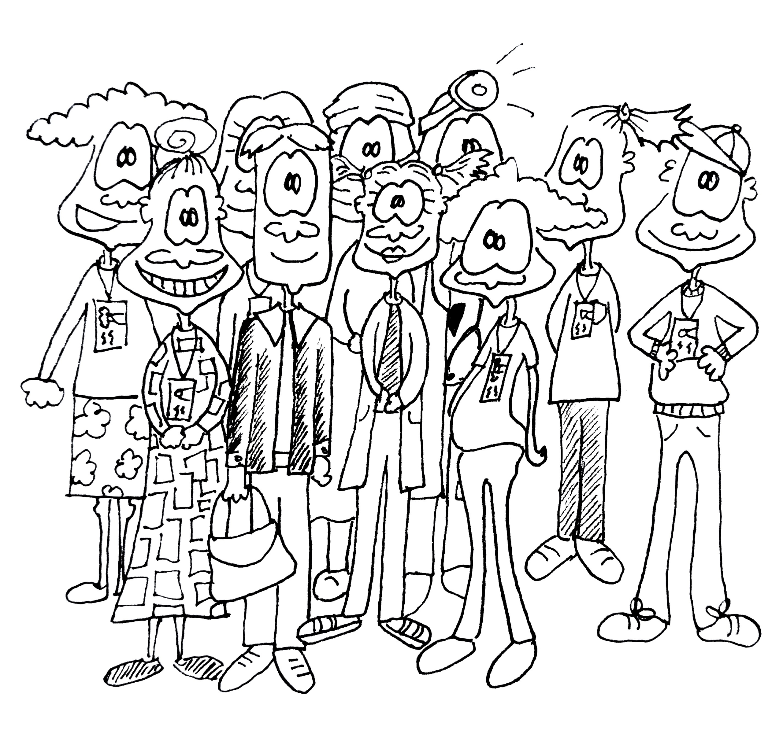 Kainuun yleisperehdytys -kurssin piirroskuva.