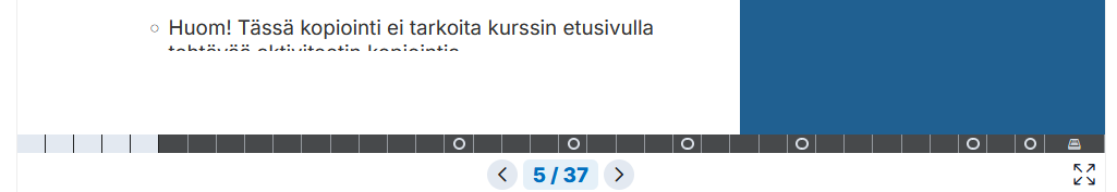 H5P tekstilaatikko